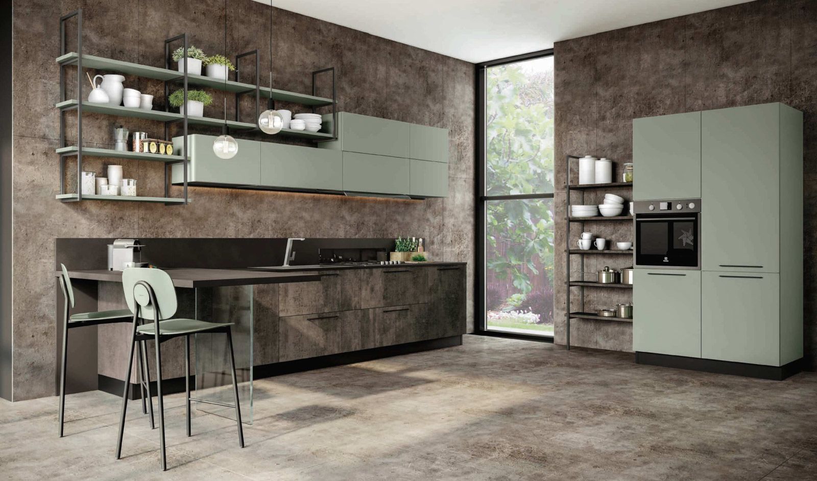 cucine in stile industrial a Firenze